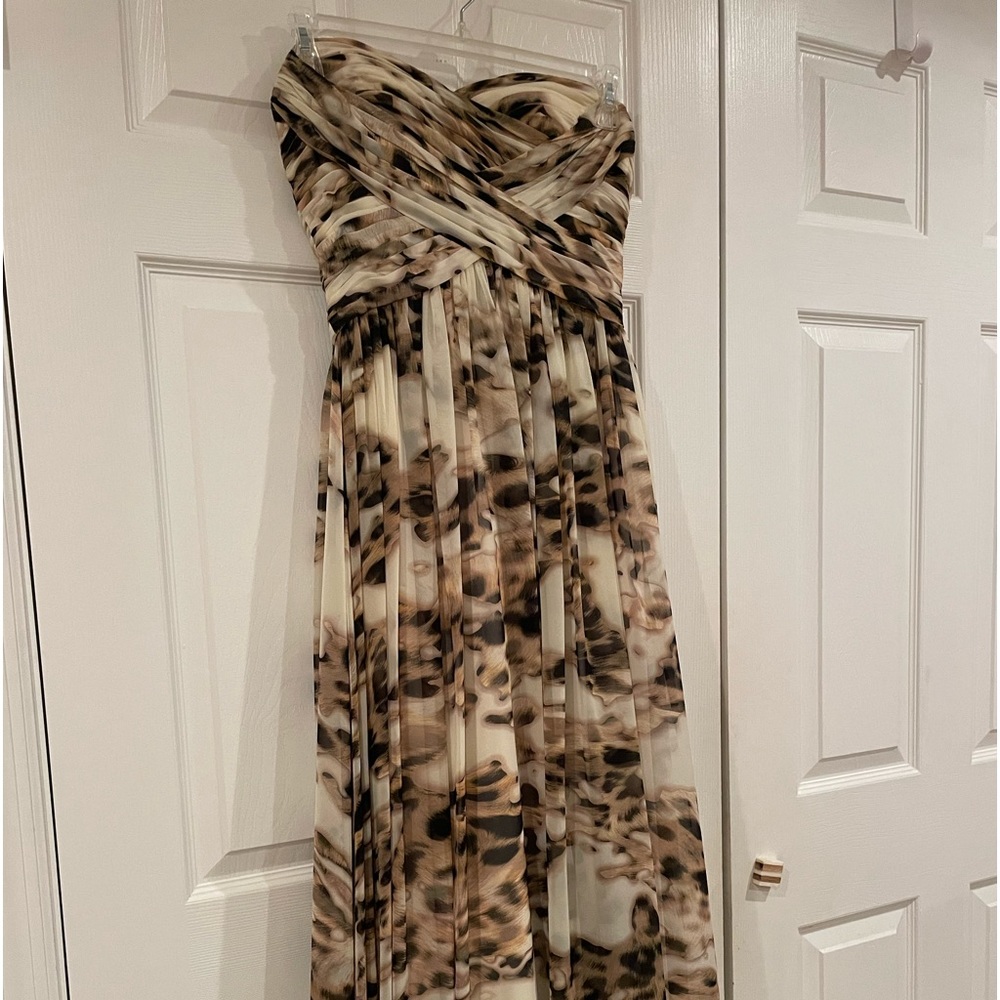 Evening Gown Animal Print